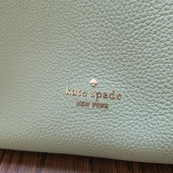 Kate Spade Leila Medium Triple Compartment Shoulder Bag in Beach Glass - Picture 2 of 10